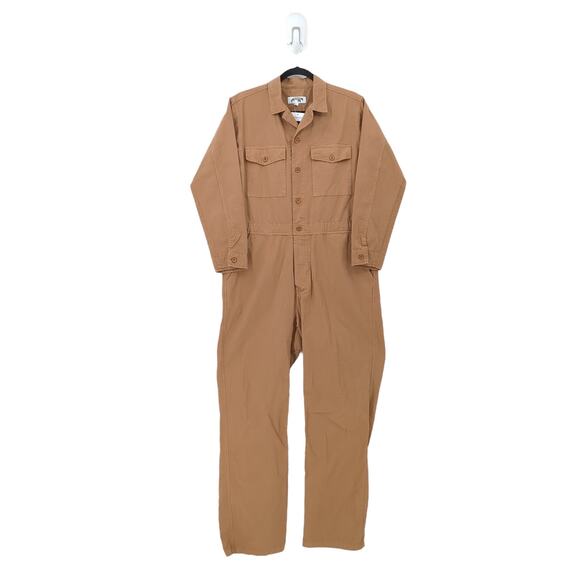 Westerlind Women S Climbing Jumpsuit Coyote Brown Utility Embroidered Relax NEW - Picture 2 of 9